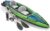 INTEX Challenger Inflatable Kayak Series: Includes Deluxe 86in Aluminum Oar and High-Output Pump – SuperStrong PVC – Adjustable Seat with Backrest – Removable Skeg – Cargo Storage Net