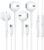 2 Packs-USB C Headphones Type C Earbuds for iPhone 15 Pro Max Galaxy S23/S22/S21/S20/Ultra Note 10/20 Pixel 7/6/6a/5/4, Wired Earphones with Mic & Volume Control for iPad Pro Pixel 6 6a 7 OnePlus 9 8
