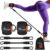 Ankle Resistance Bands, Ankle Bands for Working Out with Cuffs, Resistance Bands for Leg Butt Training Workout Equipment for Kickbacks Hip Gluteus Training Exercises, Ankle Strap with Exercise Bands