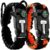 Atomic Bear Paracord Bracelet (2 Pack) – Adjustable – Fire Starter – Loud Whistle – Perfect for Hiking, Camping, Fishing and Hunting – Black & Black+Orange