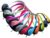 Bulktech Wired On-Ear Leather Headphones with 3.5mm Connector, Bulk Wholesale, 10 Pack, Assorted Colors