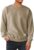 Dokotoo Men Men’s Crewneck Sweatshirts Soild Color Geometric Texture Long Sleeve Casual Pullover Shirt