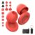 Ear Plugs for Sleeping Noise Reduction Reuseable, Concerts, Focus, Travel, Work, High Fidelity – 7 Pairs Eartips – Flexible Soft-Touch – NRR of 24 and 27 dB Noise Cancelling (Red)