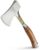 Estwing Sportsman’s Axe – 14″ Camping Hatchet with Forged Steel Construction & Genuine Leather Grip – E24A