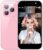 Hipipooo XS14Pro Mini 3G Smartphone 3.0 Inch Quad Core Dual Sim 2GB RAM 16GB ROM Sim 2600mAh Unlocked Card Android Small Mobile Phone Student Pocket Cellphone (Pink)