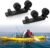 Hyykay 2-Pack Kayak Paddle and Oar Holders, Kayak Track Mount Accessories for Fishing Kayaks with Rail Compatibility