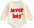 Infant Newborn Baby Girl Boy Valentines Day Outfit Lover Babe Heart Embroidery Long Sleeve Sweatshirt Romper Clothes