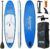 Inflatable Stand Up Paddle Board Surfing SUP Boards,6 Inches Thick ISUP Boards with SUP Accessories Including Backpack,Adjustable Paddle, Waterproof Bag,Leash,and Hand Pump for All Skill Levels