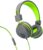 JLab Audio Neon Headphones On-Ear Feather Light, Ultra-plush Eco Leather, 40mm drivers, GUARANTEED FOR LIFE – Graphite/Lime