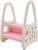 KATARUS Toddler Step Stool for Kids Pink Two Step Standing Tower for Kitchen Counter, Bathroom Sink & Toilet Potty Training, Children Step Ladder Learning Helper with Handles and Safety Non-Slip Pads