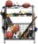 Kinghouse Garage Sports Equipment Organizer, Ball Storage Rack, Ball Storage Garage, Garage Organizer, Rolling Sports Ball Storage Cart, Black, Steel