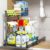 LAMU Larger Under Kitchen Sink Organizers and Storage, Metal Under Sink Organizer Bathroom Cabinet, Undersink Organizers Kitchen, Under Sink Storage and Organization, 13.4W x 16.9D x 15.7H inches
