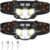 LHKNL Headlamp Flashlight, 1200 Lumen Ultra-Light Bright LED Rechargeable Headlight with White Red Light,2Pack Waterproof Motion Sensor Head Lamp,8 Mode for Outdoor Camping Running Cycling Fishing