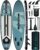 MYBOAT 11’×33″×6″ Extra Wide Inflatable Paddle Board, Stand Up Paddle Board, Sup Board with Safety Handles, 3 Removable Fins, Backpack, Hand Pump, Strong Paddle, 5L Waterproof Bag, Safety Leash