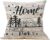 Mancheng-zi Home is Where we Park Throw Pillow Cover, Campers Gifts, Camper Decor, RV Decor, Camping Lovers Pillow, 18X18 Inch Linen Cushion Cover RV Trailer Decoration for Sofa Couch Bed