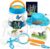 Play-Act Bug Catcher Nature Exploration Set – Includes Habitat Bucket, Critter Box, Activity Booklet, Butterfly Net, Magnifier, Tweezer, Pipette, Bug Tong, and Exploration Hat Bug Catching Kids 3+
