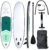 Premium SUP Inflatable Stand Up Paddle Board with Accessories & Backpack, Surf Control, Non-Slip Deck, Leash, Paddle and Pump, Youth & Adult Standing Boat