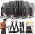 Resistance Bands, Exercise Bands with Handles, Fitness Bands, Workout Bands with Door Anchor and Ankle Straps, for Heavy Resistance Training, Physical Therapy, Shape Body, Yoga, Home Workout Set