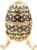 SEVENBEES Faberge Egg Collection Gift Trinket Box Hinged Jewelry Boxes Hand Painted Jewelry Boxes Ring Hoder