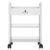Salon Beauty Cabinet Cart Trolley 2-Layer Rolling Storage Drawer Organizer Wheels Lockable Tool Salon Station Barber Stylist Equipment Makeup Spa Cart (White-3 Layer)