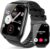Smart Watch(Answer/Make Calls), 1.85″ HD Touch Screen Fitness Watch with Sleep Heart Rate Monitor, 112 Sports Modes, IP68 Waterproof, Activity Trackers Compatible with Android iOS for Men Women