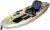 Sun Dolphin Boss 10 SS Sit on Top Kayak, 1 Person Fishing Kayak for Adults, Designed for Fishermen, Recreational Kayak with 1 Paddle, Carries Weight Up to 375 lbs (Grass-10ft)