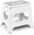 Utopia Home Folding Step Stool – (Pack of 1) Foot Stool with 11 Inch Height – Holds Up to 300 lbs – Lightweight Plastic Foldable Step Stool for Kids, Kitchen, Bathroom & Living Room (White)