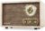 Victrola Retro Wood Bluetooth Radio with Built-in Speakers, Elegant & Vintage Design, Rotary AM/FM Tuning Dial, Wireless Streaming, Natural
