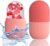 XHJRI Ice Cube Roller Massager for Face, Eyes and Neck Naturally Conditioning and Skin Care,De-Puff Eye Bags,Reduce Migraine Pain,Reusable Massage Silicone Ice Mold (Pink)