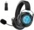 ZIUMIER Wireless Gaming Headset – Low Latency 2.4G Wireless + Bluetooth Gaming Headphones for PC, PS5, PS4, Switch, Mobile – Noise Cancelling Microphone – 50mm Drivers – USB-C Charging (Black)