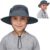 Zando Kids Sun Hat Outdoor UPF 50+ Boys Sun Hat Wide Brim Breathable Fishing Bucket Hat for Kids Hiking Camp Beach Safari Hat
