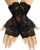 monochef Women Short Lace Gloves Sunblock Fingerless Bridal Wrist Gloves Opera Evening Wedding Tea Party Prom Cosplay 1920s
